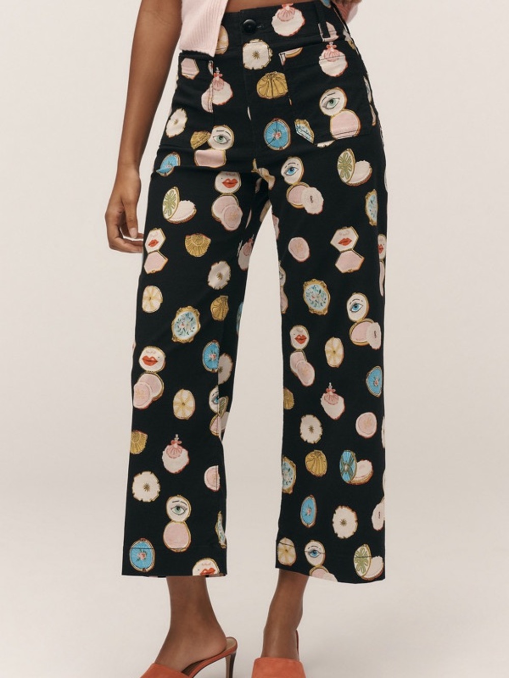 Maeve The Colette Crop Wide-Leg Pants - Picture 3 of 4